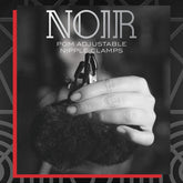 Noir Pom Adjustable Nipple Clamps Black Furry Nipple Clamps for Sensation Play > Bondage Gear > Nipple Clamps